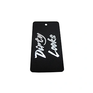 luxury custom gold stamping hang tags with logo Design fashion garment paper hang tag embossed clothing swing tag with string