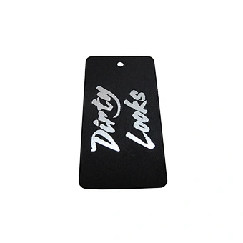 luxury custom gold stamping hang tags with logo Design fashion garment paper hang tag embossed clothing swing tag with string